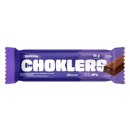 Barra Proteina Chocklers 40Gr Mix Nutri Brownie Barra Proteina Chocklers 40Gr Mix Nutri Brownie