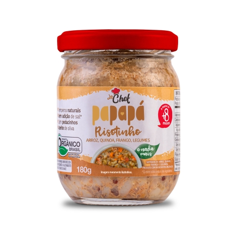 Risotinho Organica 180Gr Papapa Arroz.fran.qui Risotinho Organica 180Gr Papapa Arroz.fran.qui