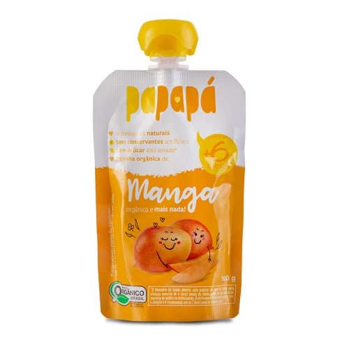 Papinha Organica 100Gr Papapa Manga Papinha Organica 100Gr Papapa Manga