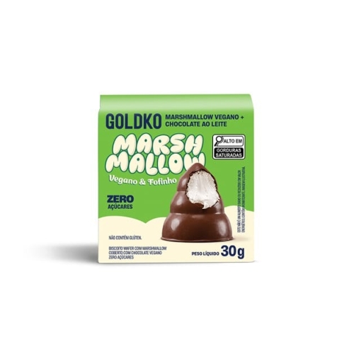 Marsh Musa Vegana Zero Acucar 30G Goldko Marshmallow Marsh Musa Vegana Zero Acucar 30G Goldko Marshmallow