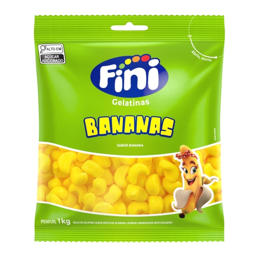 Bala Gel Banana 1Kg Fini Banana Bala Gel Banana 1Kg Fini Banana